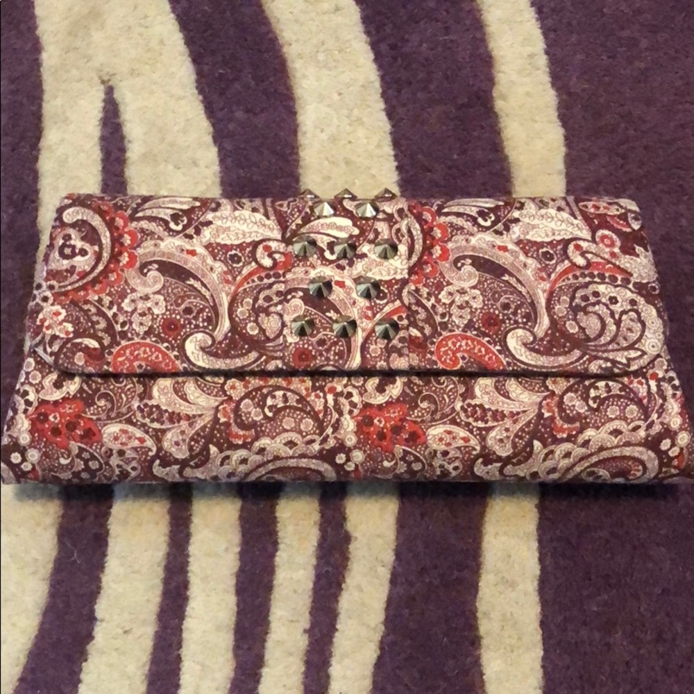 Charming Charlie Paisley Clutch